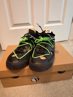 Nike x Off White Blazer Low Black/Electro Green