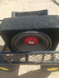 Sub Woffer With Sony 600 Watt Amp $40