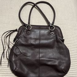 Hobo International Chocolate Brown Leather Purse 