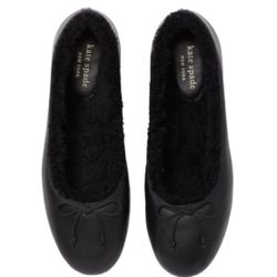 NEW Kate Spade Black Ballet Flats Size 8.5