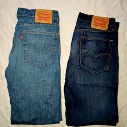 2 Pair Of Pants Like New!! Levi Strauss & Co W30 L30