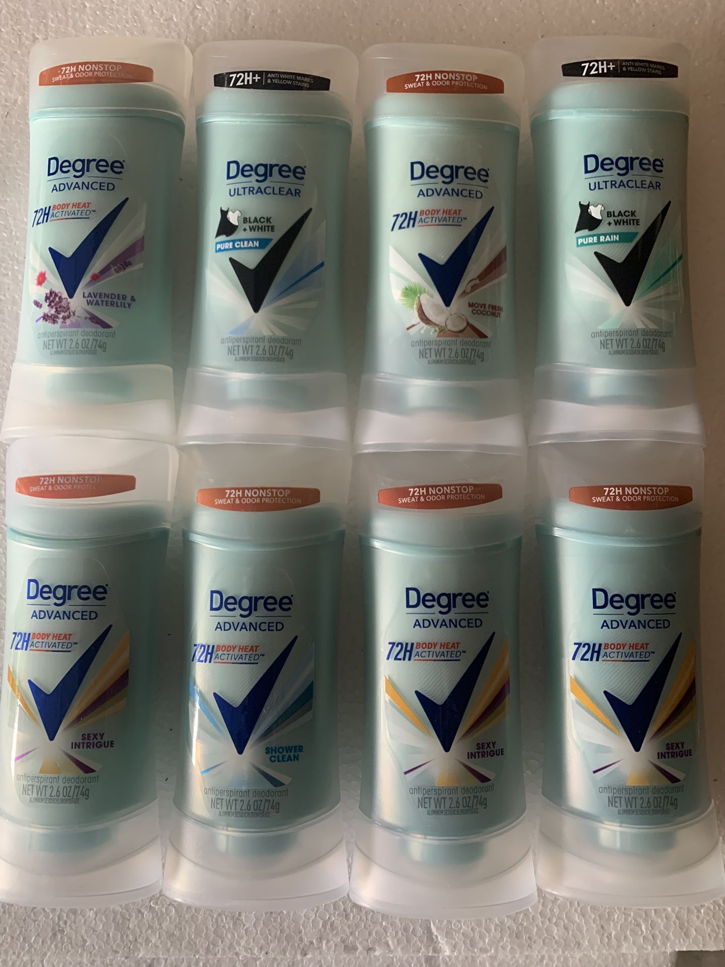 4/$15 Degree Deodorants