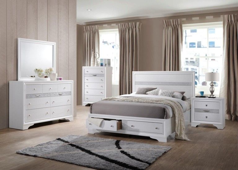 4pc Storage Bedroom Set 