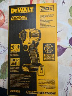 New Dewalt 20v 1/4" impact 3 speed