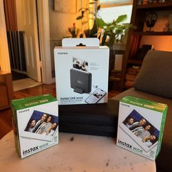 ✨Fujifilm Instax Link Wide Printer - Mocha Gray (NEW) ✨