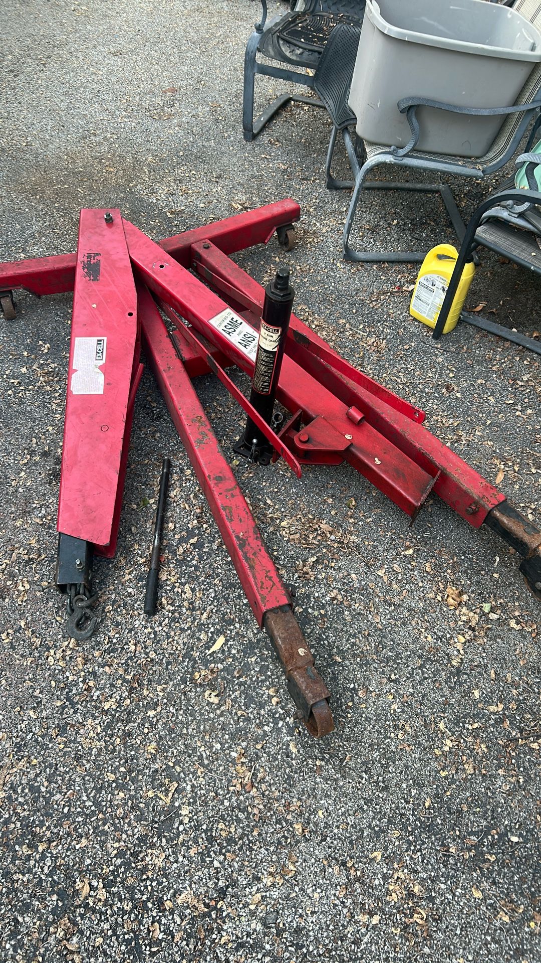 hydraulic Engine Hoist