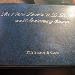 The 1909 Lincoln V. D. B Penny and Anniversary Stamp