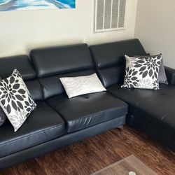 Black Sofa Perfect Conditions 