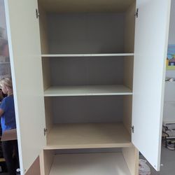 White Cabinet With Shelves IKEA