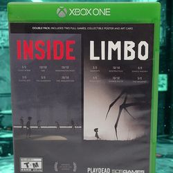 XBOX ONE Inside/Limbo Double Feature Pack Bundle Includes Poster & Art Card Complete very Good Condition. This item is the Inside/Limbo Double Pack fo