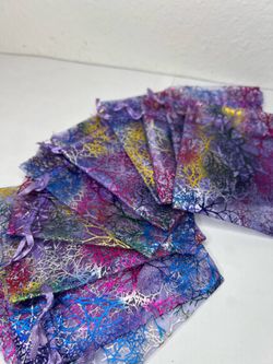 100 Multicolor Organza Drawstring Gift Bags