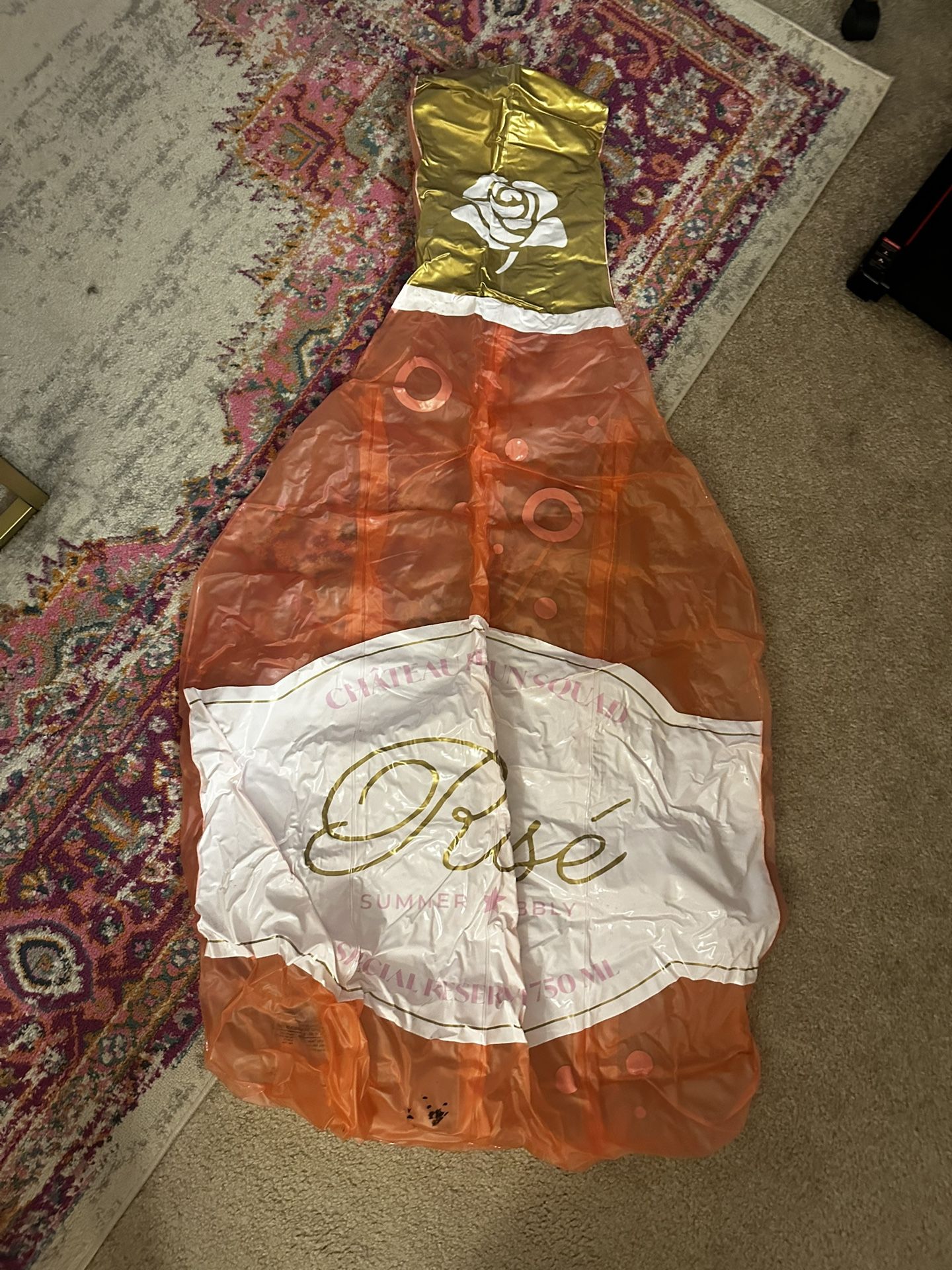 FREE Rosé Bottle Pool Float
