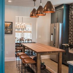 Custom Made Rustic Kitchen Islands. 