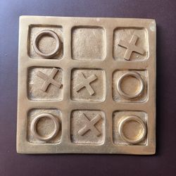 Gold Tic Tac Toe