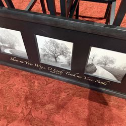 Framed Inspirational Wall Art – 38.5” x 18”