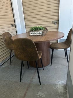 Heavy table and 4 chairs