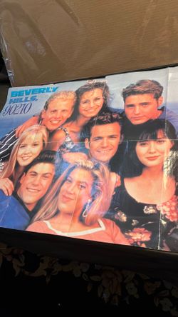 Beverly Hills 90210 Cast  Vintage Poster  TV Show 1991 $30