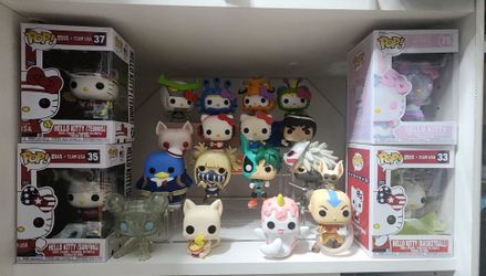 Set of 20 Funko Pops (Hello kitty, MHA, Avatar, Etc.)