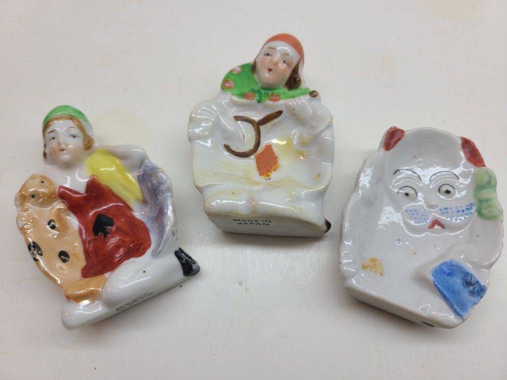 3 VINTAGE "OCCUPIED JAPAN " LUSTRE WARE