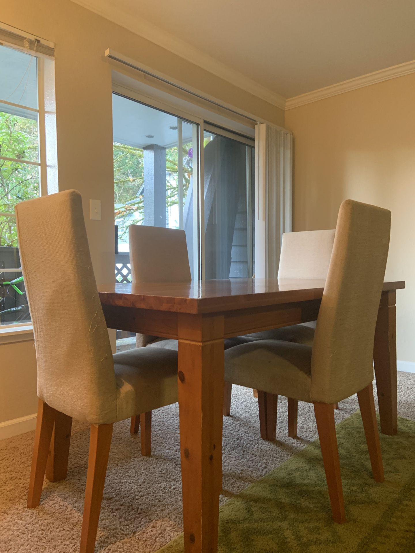 Hardwood Dining Room Table