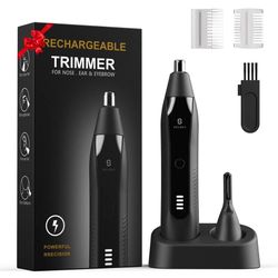 Ear and Nose Hair Trimmer for Men Rechargeable Eyebrow & Facial Electric Hair Trimmer for Men