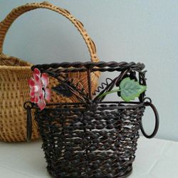 Wrought Metal Planter Basket

