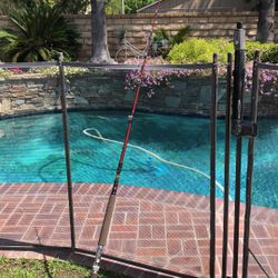 Awesome TRULINE DYNAMO VBG65 6'6" 20-130 lb Vintage Saltwater Fishing Rod-XLNT PLUS