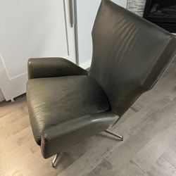 West elm Leather Chair 