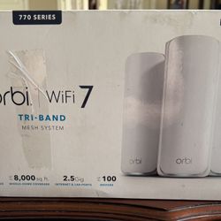 Orbi Wi-Fi 7 mesh router (RBE771) ONLY $150