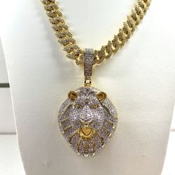 Necklace Gold Plated / Chain Length 20”