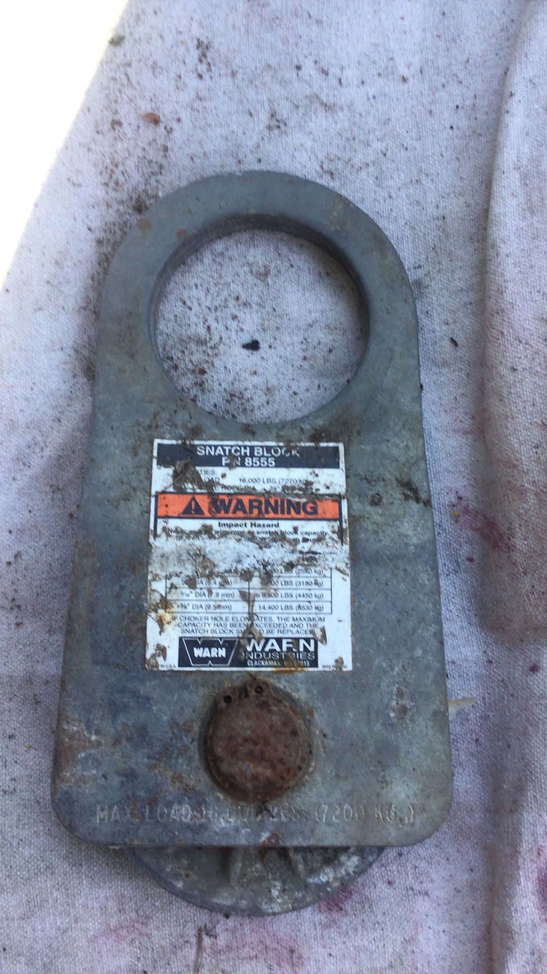 Warn Snatch Block