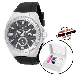 Technomarine Women's Watch Cruise California Quartz Black Dial Strap TM-124021