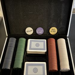 Poker set 200 piece w/ aluminum caseTexas hold ‘em 