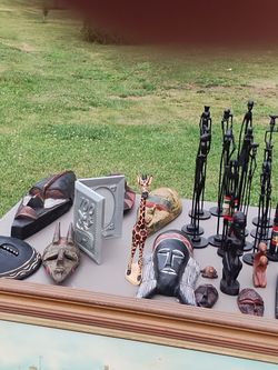 Hand carved African art