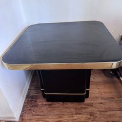 Black and gold Side table or coffee table