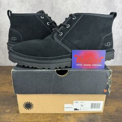 UGG Neumel Boot Black Size 13 US 3236-BLK Men’s Mid-Top Winter Chukka Ankle Boots Rare / MSRP $130