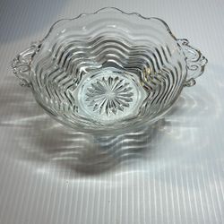 Bowl Glass Decorative Anchor Hocking Vintage