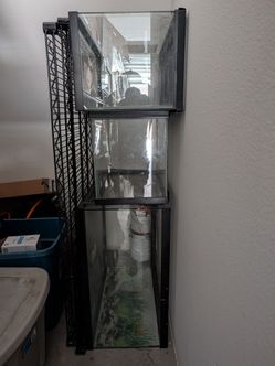 All glass aquariums