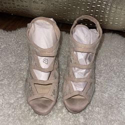Nine West ankle lace stiletto heels