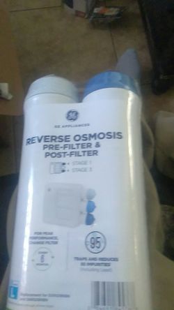 Pre filter Y post filter i have 12