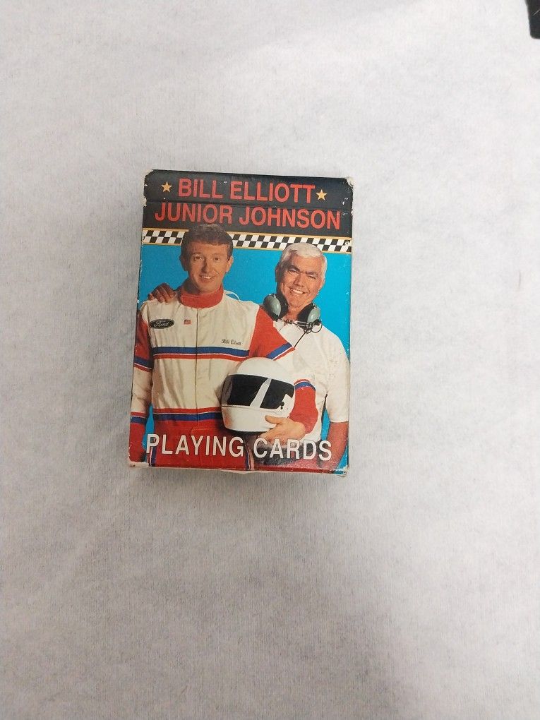 92' Bill Elliot/Junior Johnson Playing Cards
