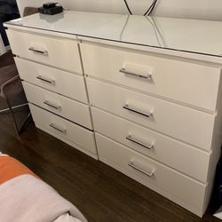 Glass top on sale for malm drawers
