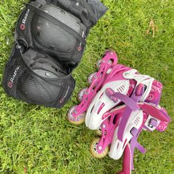 Roller Skates And Razor Pads