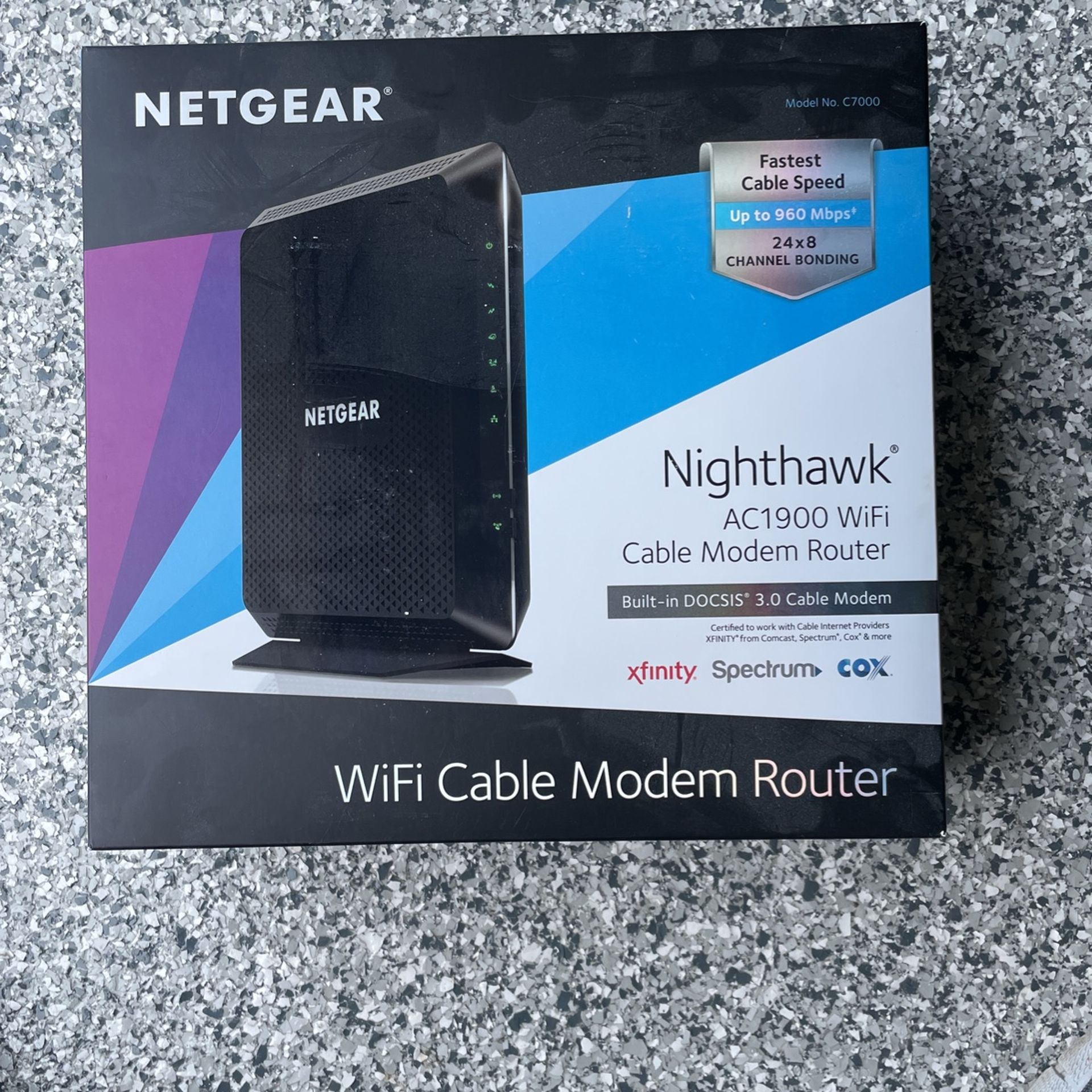 Brand New Netgear Nighthawk Cable Modem Router