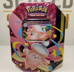 Pokemon TCG Mega Moonlit Tin Mega Clefable