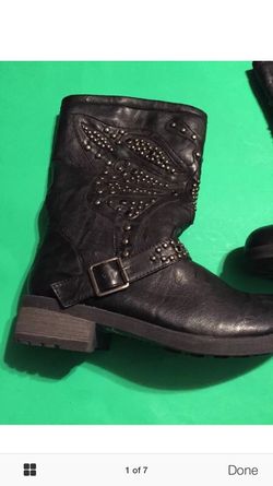 NW womens rhinestone boots size 7.5