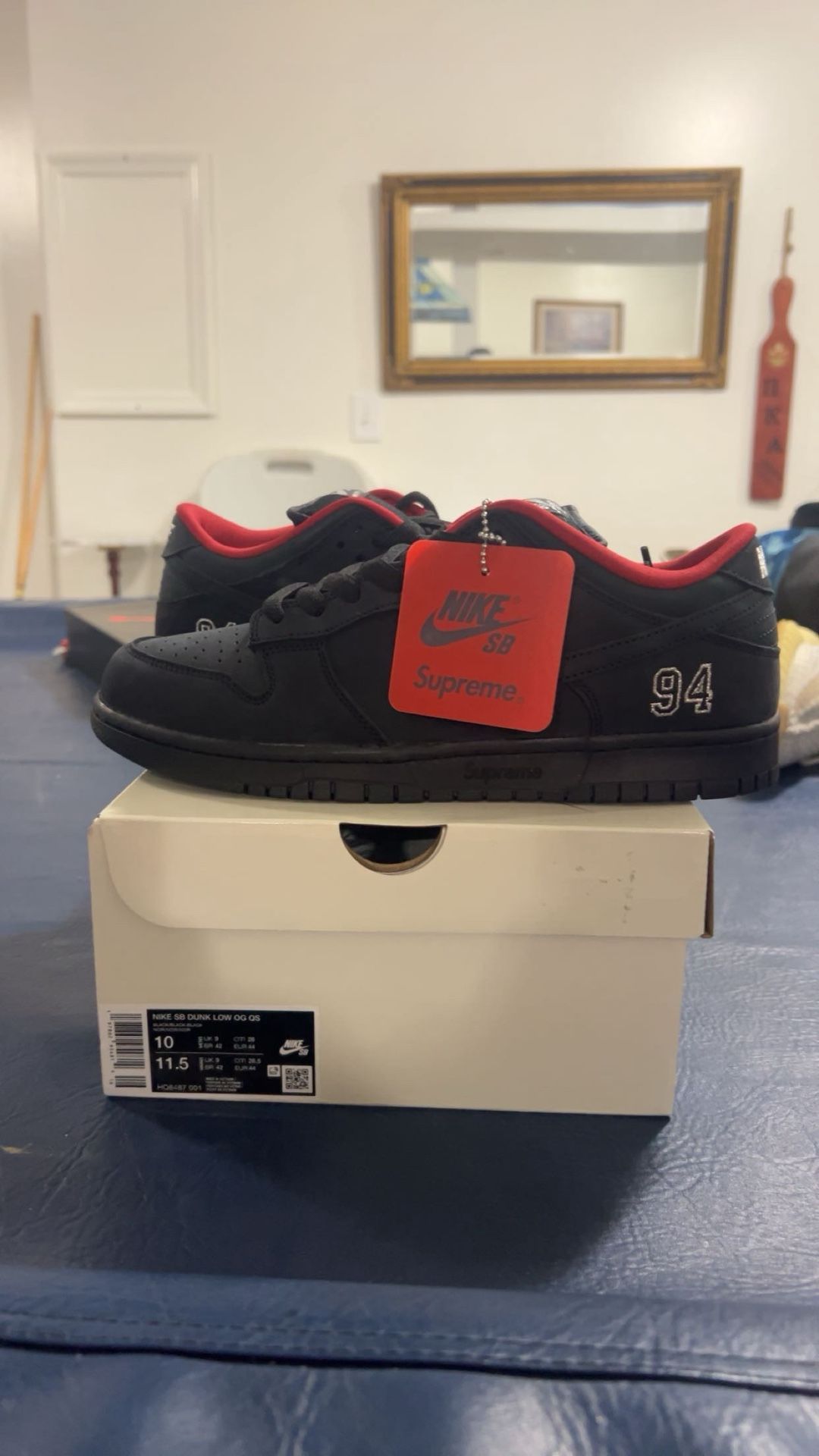 Dunk Low SB Supreme 94 Black