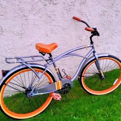 Huffy Nel Lusso Nassau 26" Beach Cruiser Bike Bicicleta Basket 