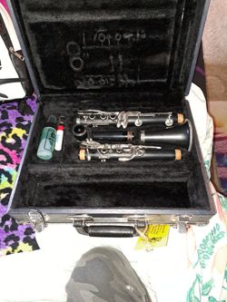 Clarinet And Note Sheet Stand
