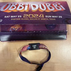 Ubbi Dubbi 2024 2 Day GA Wristband (ticket)